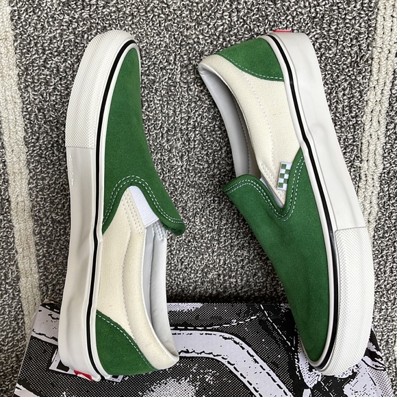 Vans Skate Slip-On Juniper/White MENS - Picture 12 of 16